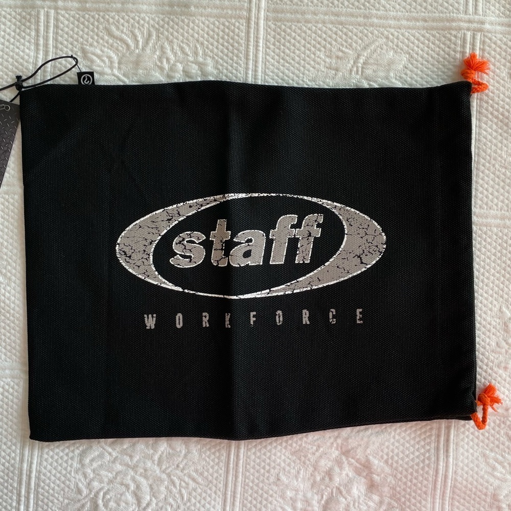 NEW G59 Staff WorkForce Dust Bag Drawstring Black Orange Grey59 $uicideBoy$ Tour - Picture 5 of 10
